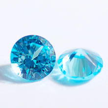 50PCS Diamond Rhineston Design Colorful 6MM Cubic Zirconia Beads and Gemstone Circle 3D Nail Art Glitter Crystal Non Hotfix 2024 - buy cheap