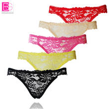 L'bellagiovanna 5pcs/lot New Women Panties 2017 Girl Briefs Sexy Fashion Thong Sexy Thong Underwear Cotton Underpants Intimates 2024 - buy cheap