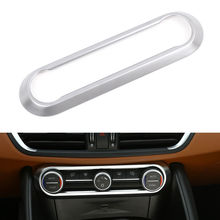 ABS Car Interior Console Air AC Button Switch Frame Cover Trim Decal Fit for 2017 Alfa Romeo Giulia Car Styling Accessories 2024 - buy cheap