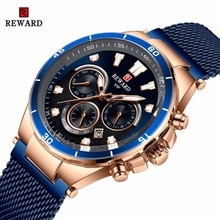 REWARD  Man Chronograph Sport Watch Men's Watch Stopwatch Date Luminous Stainless Steel Waterproof Clock  Fashion Watch 2024 - buy cheap