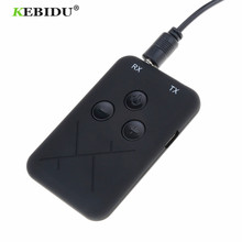 Kebidu 3.5mm Audio Wireless Bluetooth Transmitter Receiver Adapter 2 in 1 Stereo Audio Music Adapter Cable for TV Car Speaker 2024 - buy cheap