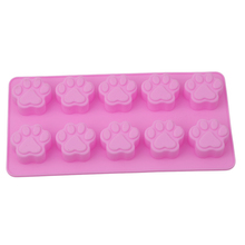 Lovely Dog Paw Form Soap Cake Mold Silicone Mold Chocolate Stencil Silicone Fondant Cake Decorating Tools Kitchen Pastry Tools 2024 - buy cheap
