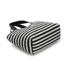 womens bag mini tote Cotton weave bags handbags women famous brands sac a main stripes tote Lady's bag 2024 - buy cheap