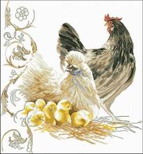 Needlework,Animal Cock Chick 14CT Unprinted embroidery,DIY Cross stitch kits,Art Pattern counted Cross-Stitching home decor 2024 - buy cheap