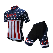 SAIL SUN USA Men's Cycling Jersey Sets With Bib racing Team Clothing suit mtb bike jersey ropa ciclismo Short Sleeve Sportswear 2024 - buy cheap