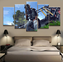 5 Piece Pubg Playerunknowns Battlegrounds Game Poster Artwork Wall Painting on Canvas for Home Decor 2024 - buy cheap