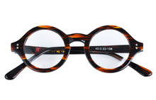 Vintage Small Round 38mm HANDMADE Optical Glasses Tortoise Eyeglasses Frames Rx able 292 2024 - buy cheap