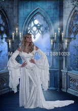 Lady Gwen Medieval Fantasy Corset Party Prom Gown/Southern Belle Gown Reenactment Theater Costume 2024 - buy cheap