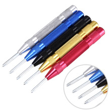 Automatic Center Pin Punch 5 Inch Strike Spring Loaded Wood Press Dent   Marking Starting Holes Woodwork Tool Drill Bit 2024 - buy cheap