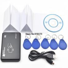 125KHz USB Proximity Access Control Smart RFID ID Card Reader and Writer Copier+5pcs EM4350 Tag+5pcs EM4305 Card+  CD 2024 - buy cheap