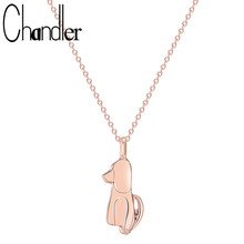 Chandler Dog Pendant Necklace Favorite Pet Gold Color Cat Gift For Her Cute Animal Chain Necklaces For Girls Pet Summer Jewelry 2024 - buy cheap