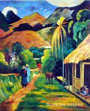 Paul gauguin pinturas de paisagem de rua moderno impressionismo arte alta qualidade pintados à mão 2024 - compre barato