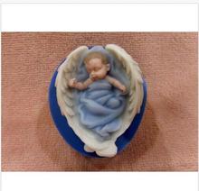 \\\"baby Sleeping on Wings\\\" Silicone Mold for Soap and Candles Making Angel Wings Mould Diy Craft Molds Rubber PRZY 001 2024 - buy cheap