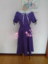 School-Live! Gakkou Gurashi! Sakura Megumi Anime Party Cosplay Costume Purple Casual Dress z1001 2024 - buy cheap