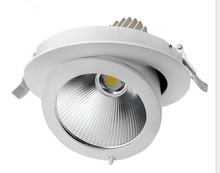 Lámpara LED COB de techo para maletero, foco empotrable ajustable, superbrillante, 30W, AC85-265V 2024 - compra barato