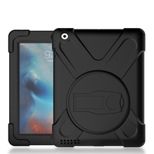 Shockproof Kids Case For iPad 2 3 4 9.7'' A1460 A1459 Tablet Silicone+PC Kickstand Stand Cover with Wrist + Shoulder Strap + Pen 2024 - buy cheap
