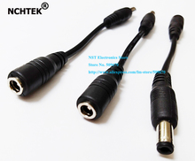 NCHTEK Straight DC 5.5x2.5mm Male to 4.8x1.7mm Female Power Plug Cable / Cord About 10CM/Free shipping/5PCS 2024 - buy cheap