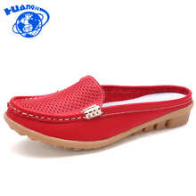 HUANQIU New Women's Shoes Real Leather Moccasins Loafers Soft Leisure Flats Female Ladies Driving Ballet Casual Footwear JH151 2024 - buy cheap