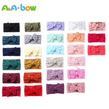 27pcs/set New Braid Bow Baby Girl Headbands Solid Wide Baby Turban Newborn Head Wrap Girl Hair Accessories for Babies 27 Colors 2024 - buy cheap