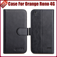 Hot Sale! Orange Rono 4G Case 6 Colors High Quality Flip Leather Exclusive Protective Cover Phone Bag Free Shipping 2024 - buy cheap