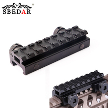 SBEDAR 8 Slot Base Riser Adapter 20mm Picatinny Weaver Rail Mount Airsoft Hunting Scope Mount 2024 - buy cheap