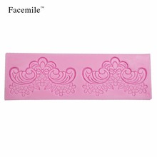 Flower Lace Cake Mold Silicone Molds Chocolate Sugarcraft Fondant Christmas Wedding Cake Decorating Tools 03016 2024 - buy cheap