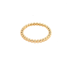 yiustar 10PCS Bulk Wholesale New Slim Stacking Ring Beaded Skinny Stacking Band Gold Beaded Full Bead Wire Rings for Women R033 2024 - buy cheap