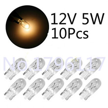 10x T10 W5W 194 501 4300K 5W 12V Car Headlight Wedges Clear Car Light Source Halogen Bulb Signal Interior Car light Lamp 2024 - buy cheap
