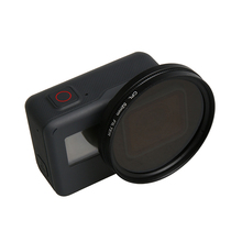 Набор фильтров для объектива 52 мм, черный металлический стеклянный круговой поляризационный фильтр CPL с адаптером фильтра для GoPro Hero 7 6 5, водонепроницаемый чехол 2024 - купить недорого
