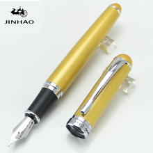 Перьевая ручка JINHAO 750 перо с широким основанием с золотыми песками Канцтовары для школы и офиса 2024 - купить недорого