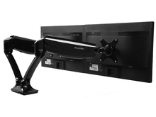 Soporte de Monitor de escritorio de aleación de aluminio, 10 "-27", doble movimiento, brazo de montaje de ordenador, carga de 1,5-5kg cada DLB502-D de cabeza 2024 - compra barato