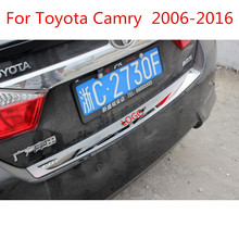 High Quality Stainless Steel Rear Windowsill Panel,rear Bumper Protector Sill For Toyota Camry  2006-2016  Car Styling 2024 - buy cheap