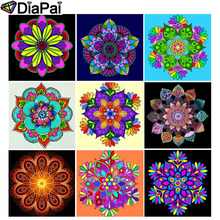 DIAPAI Full Square/Round Drill 5D DIY Diamond Painting "Religious Mandala" 3D Embroidery Cross Stitch 5D Decor Gift 2024 - buy cheap