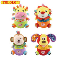 TOLOLO Baby Toy Tumbler Baby Rattles & Mobiles Plush Brinquedos Sound Paper Soft Cartoon Tumbler 0-18 Month Toy 2024 - buy cheap