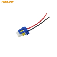 FEELDO 2 piezas 9005 hembra de bulbo de cerámica hembra para halógena faro pigtail soporte de conector 2024 - compra barato