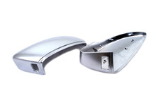 R Line Style Silver Matt Chrome Side Mirror Cap Replacement (Lane Assist) FOR VW Passat B7 / CC 2024 - buy cheap