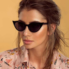 Óculos de sol gatinho feminino, óculos retrô sexy de marca com design, 2019 2024 - compre barato