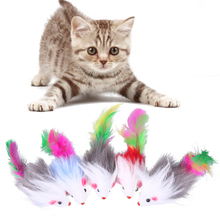 5 шт./компл., игрушка для кошек, мягкие красочные плюшевые искусственные флисовые Смешные кошки, игрушки для кошек, котят, товары для домашних животных 2024 - купить недорого