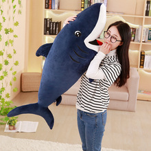 Милая плюшевая игрушка в виде акулы, размер 50-120 см 2024 - купить недорого