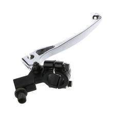 Aluminum Left 22mm 7/8 Inch Handlebar Clutch Lever For Pit Dirt Bike Pitbike Motorcycle ATV Black + Chrome 2024 - buy cheap