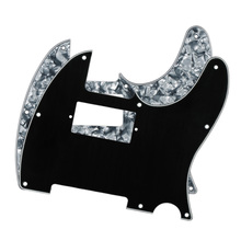 FLEOR USA Tele Humbucker Guitar Pickguard Pick Guard Scratch Plate for Tele Guitar Parts Grey Pearl / Black 2024 - buy cheap