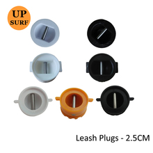 Surfboard Leash Plugs 2.5cm Orange, Black, White Surf Leash Foot Box 2024 - buy cheap