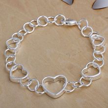 925 jewelry silver plated bracelet,silver fashion jewelry Hollow Bracelet /QWFMNWRV VVDQYEIV 2024 - buy cheap