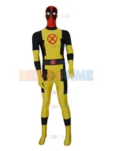 New Style Custom X-men Deadpool Costume The Most Popular Halloween Fullbody Spandex Superhero Zentai Suit Free Shipping 2024 - buy cheap