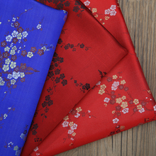 Alta qualidade tecido jacquard de brocado de náilon clássico estilo chinês saco de embalagem de ameixa travesseiro tecido de almofada 2024 - compre barato