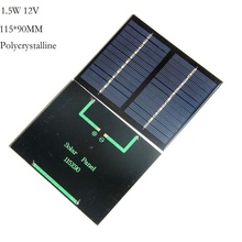 BUHESHUI polycrystalline Monocrystalline Mini 0.15W 0.5W 0.6W 1W 1.2W 1.5W 5V 2.5V  6V 12V Solar Cell Solar Panel Module For LED 2024 - buy cheap