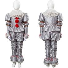 Traje de cosplay de stephen king's it 2, fantasia pennywise, traje para crianças, carnaval halloween, 2019 2024 - compre barato