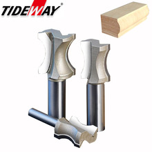 Tideway Woodworking Convex Edging Bit  Flat Curved Blades Circular Router Bits Semicircular Woodworking Cutters CNC Milling Tool 2024 - buy cheap