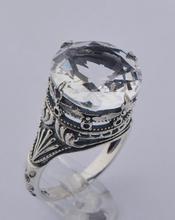 Amazing!!!Queen Victorian style restoring ancient ways, 925 sterling silver hollow out white zircon rings 2024 - buy cheap