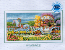 FREE Shipping Top Quality popular counted cross stitch kit romantic journey horse carriage coach 2024 - buy cheap